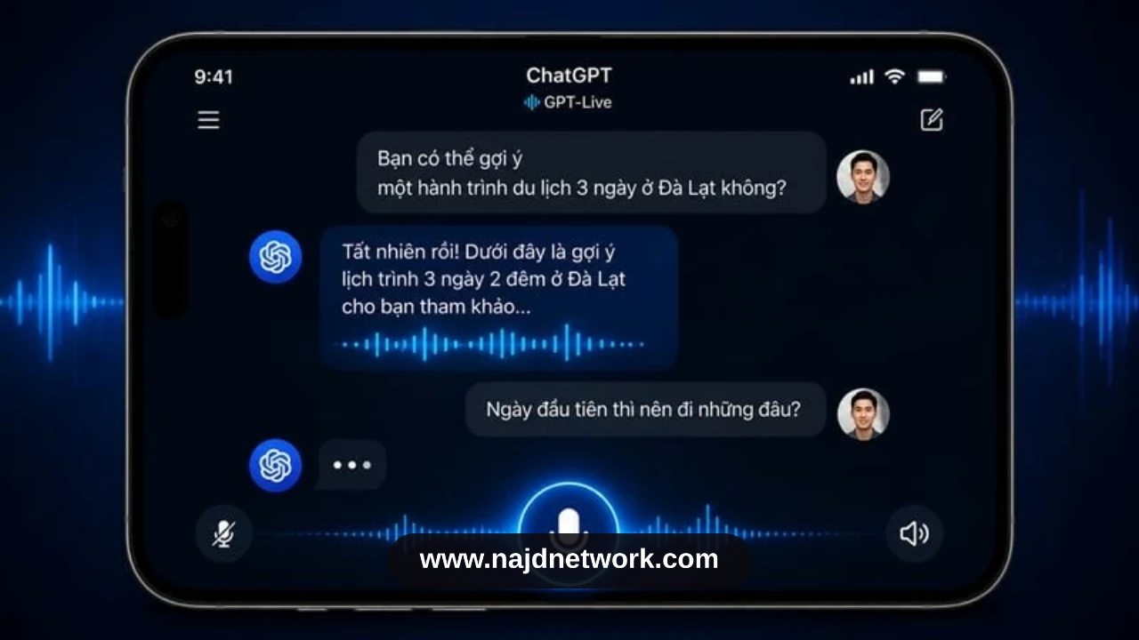 OpenAI تطلق نموذج GPT-Live لتعزيز التفاعل الصوتي في ChatGPT