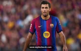 سبب غياب رودري عن التشكيلة الأساسية لبرشلونة أمام رايو فاييكانو