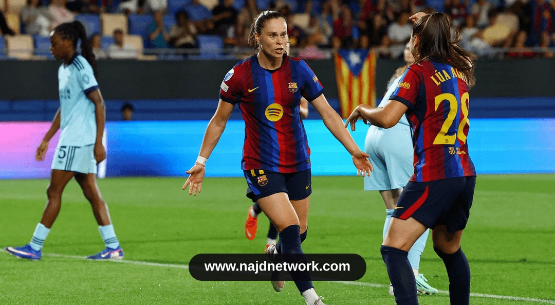 سيدات برشلونة يكتسحن باريس إف سي في دوري أبطال أوروبا